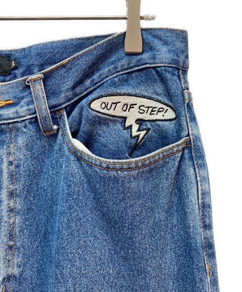 X-LARGE（エクストララージ）X-LARGE (エクストララージ) EMBROIDERY RAVE DENIM インディゴ サイズ:34inchの古着・服飾アイテム