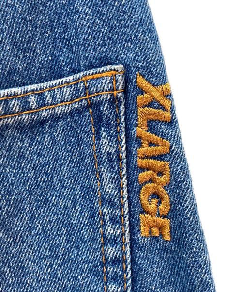X-LARGE（エクストララージ）X-LARGE (エクストララージ) EMBROIDERY RAVE DENIM インディゴ サイズ:34inchの古着・服飾アイテム