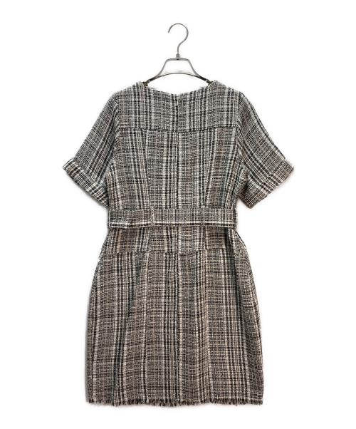 HER LIP TO（ハーリップトゥ）HER LIP TO (ハーリップトゥ) Classic Tweed Mini Dress ブラック サイズ:Mの古着・服飾アイテム