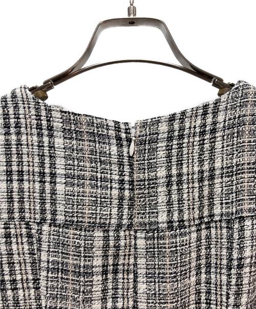 HER LIP TO（ハーリップトゥ）HER LIP TO (ハーリップトゥ) Classic Tweed Mini Dress ブラック サイズ:Mの古着・服飾アイテム