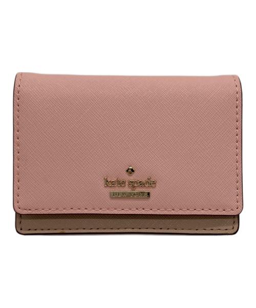 Kate Spade（ケイトスペード）Kate Spade (ケイトスペード) カードケース ピンクの古着・服飾アイテム