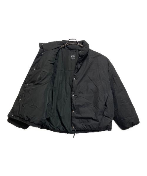ZARA（ザラ）ZARA (ザラ) 中綿ジャケット ブラック サイズ:SIZE Mの古着・服飾アイテム