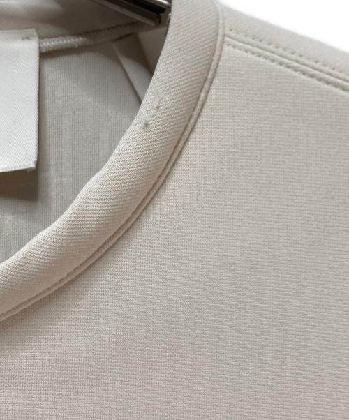 BALLSEY（ボールジィ）BALLSEY (ボールジィ) スキューバジャージー フレアブルゾン ベージュ サイズ:36の古着・服飾アイテム