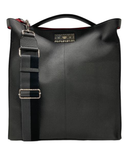 FENDI（フェンディ）FENDI (フェンディ) ピーカブーエックスライトフィット  レッド×グレーの古着・服飾アイテム