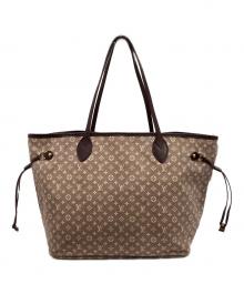 LOUIS VUITTON（ルイ ヴィトン）の古着「モノグラム・イディール ネヴァーフルMM セピア」｜ブラウン×ピンク