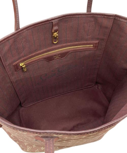 LOUIS VUITTON（ルイ ヴィトン）LOUIS VUITTON (ルイ ヴィトン) モノグラム・イディール ネヴァーフルMM セピア ブラウン×ピンクの古着・服飾アイテム