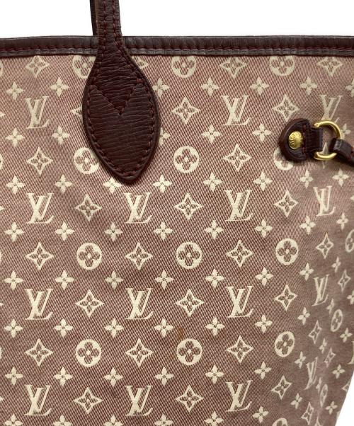 LOUIS VUITTON（ルイ ヴィトン）LOUIS VUITTON (ルイ ヴィトン) モノグラム・イディール ネヴァーフルMM セピア ブラウン×ピンクの古着・服飾アイテム