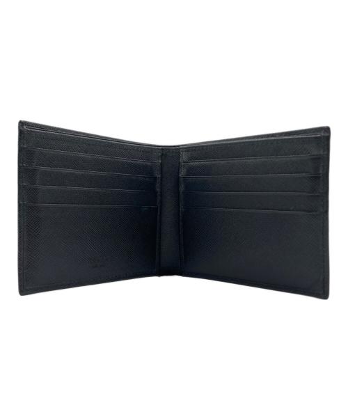 PRADA（プラダ）PRADA (プラダ) PRADA 2つ折り財布 ブラックの古着・服飾アイテム