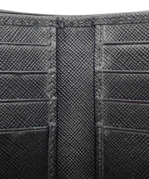 PRADA（プラダ）PRADA (プラダ) PRADA 2つ折り財布 ブラックの古着・服飾アイテム