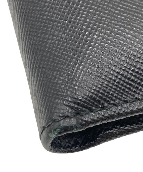 PRADA（プラダ）PRADA (プラダ) PRADA 2つ折り財布 ブラックの古着・服飾アイテム