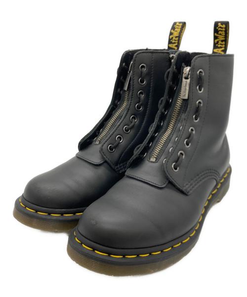Dr.Martens（ドクターマーチン）Dr.Martens (ドクターマーチン) Dr.Martens (ドクターマーチン) PASCAL FRONT ZIP ブラック サイズ:UK 7の古着・服飾アイテム