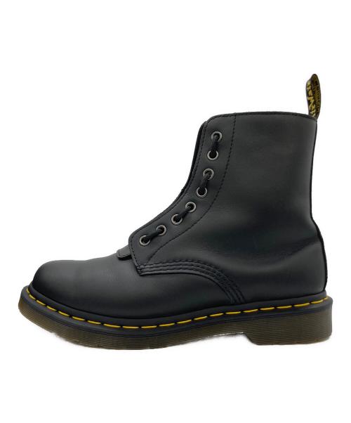 Dr.Martens（ドクターマーチン）Dr.Martens (ドクターマーチン) Dr.Martens (ドクターマーチン) PASCAL FRONT ZIP ブラック サイズ:UK 7の古着・服飾アイテム