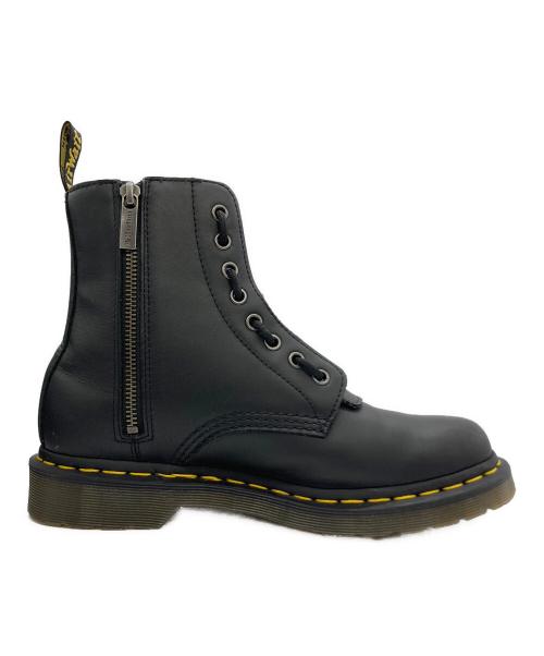 Dr.Martens（ドクターマーチン）Dr.Martens (ドクターマーチン) Dr.Martens (ドクターマーチン) PASCAL FRONT ZIP ブラック サイズ:UK 7の古着・服飾アイテム