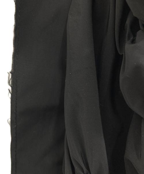 machatt（マチャット）machatt (マチャット) シャーリングタフタロングスカート ブラック サイズ:Fの古着・服飾アイテム