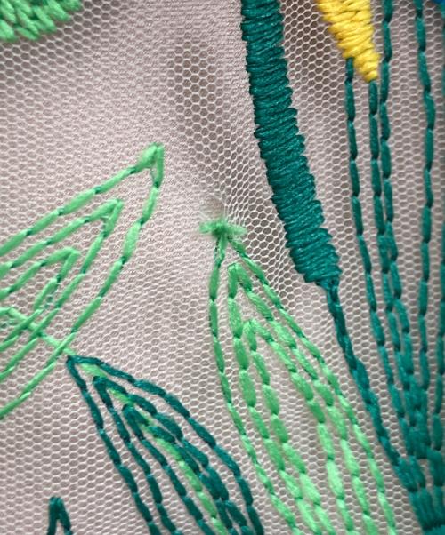 GRACE CONTINENTAL（（グレースコンチネンタル）GRACE CONTINENTAL (グレースコンチネンタル) ボタニカルパロットワンピース グリーン サイズ:36の古着・服飾アイテム