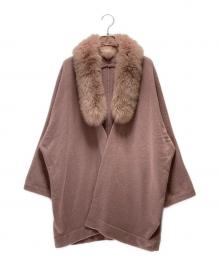 Diagram（ダイアグラム）の古着「Diagram(ダイアグラム) FOXカシミヤロングCD」｜ピンク