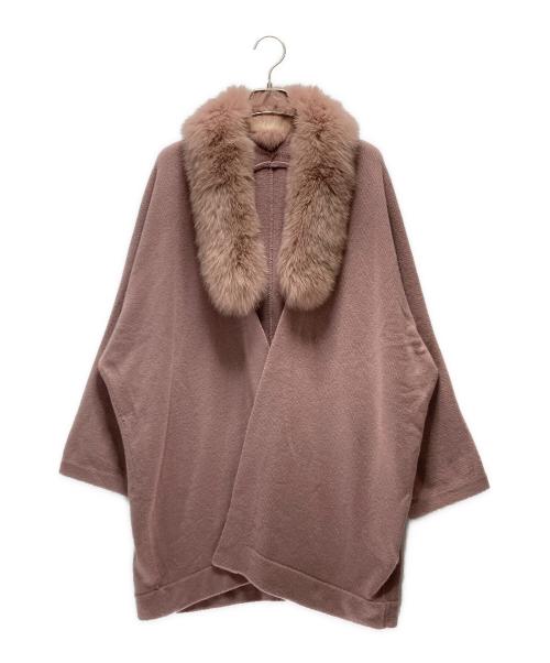 Diagram（ダイアグラム）Diagram (ダイアグラム) Diagram(ダイアグラム) FOXカシミヤロングCD ピンク サイズ:2-36の古着・服飾アイテム