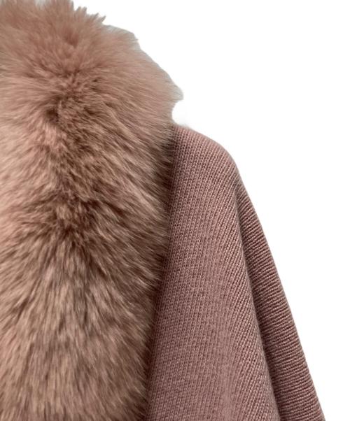 Diagram（ダイアグラム）Diagram (ダイアグラム) Diagram(ダイアグラム) FOXカシミヤロングCD ピンク サイズ:2-36の古着・服飾アイテム