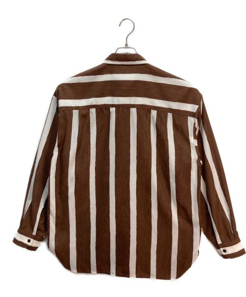 TODAYFUL（トゥデイフル）TODAYFUL (トゥデイフル) Stripe Pocket Shirts ブラウン サイズ:Fの古着・服飾アイテム