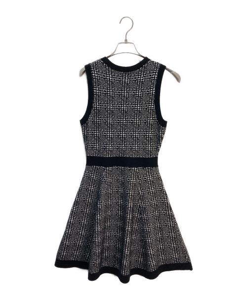 Kate Spade（ケイトスペード）Kate Spade (ケイトスペード) mod plaid sweater dress ブラック サイズ:XSの古着・服飾アイテム