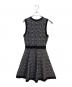 Kate Spade (ケイトスペード) mod plaid sweater dress ブラック サイズ:XS：5000円