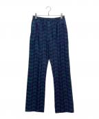 Needlesニードルズ）の古着「Track Pant-Papillon Poly Jq.」｜パープル×グリーン