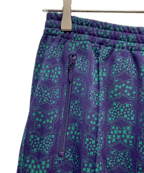 Needles（ニードルズ）Needles (ニードルズ) Track Pant-Papillon Poly Jq. パープル×グリーン サイズ: XSの古着・服飾アイテム