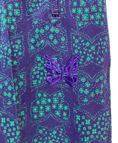 Needles（ニードルズ）Needles (ニードルズ) Track Pant-Papillon Poly Jq. パープル×グリーン サイズ: XSの古着・服飾アイテム