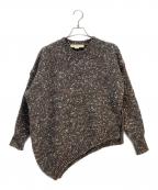 STELLA McCARTNEYステラマッカートニー）の古着「STELLA McCARTNY アシンメトリーニット」｜ブラウン