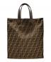 FENDI（フェンディ）の古着「FENDI ズッカ トートバッグ」｜ベージュ×ブラウン
