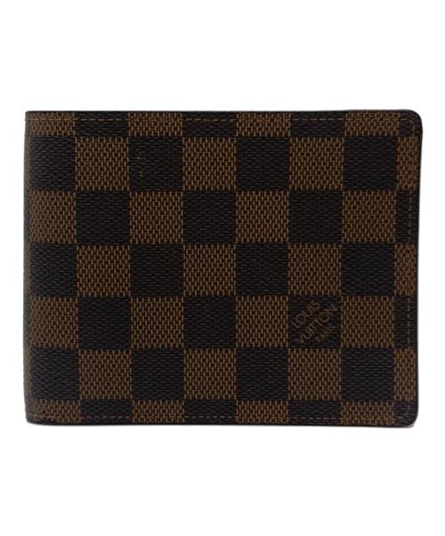 LOUIS VUITTON（ルイ ヴィトン）LOUIS VUITTON (ルイ ヴィトン) ダミエ ポルトフォイユ・フロリン ブラウンの古着・服飾アイテム