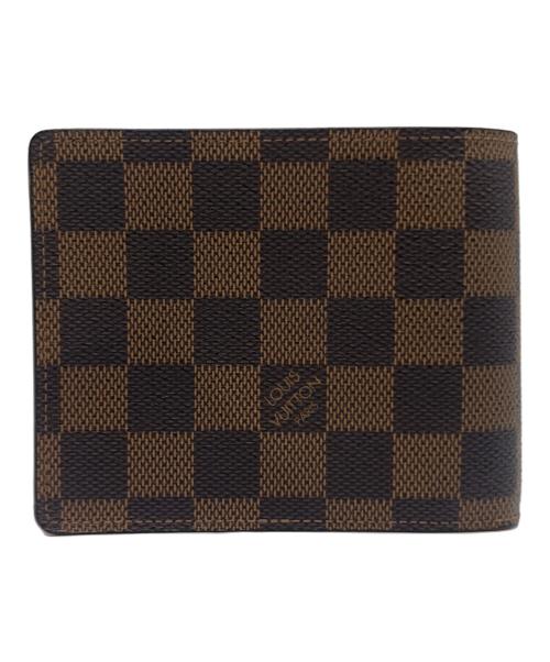 LOUIS VUITTON（ルイ ヴィトン）LOUIS VUITTON (ルイ ヴィトン) ダミエ ポルトフォイユ・フロリン ブラウンの古着・服飾アイテム