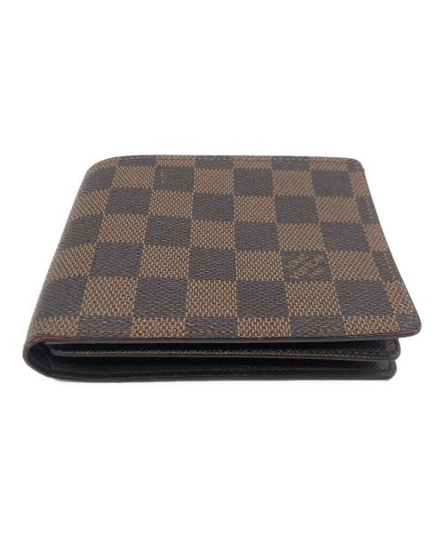 LOUIS VUITTON（ルイ ヴィトン）LOUIS VUITTON (ルイ ヴィトン) ダミエ ポルトフォイユ・フロリン ブラウンの古着・服飾アイテム