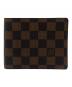 LOUIS VUITTON（ルイ ヴィトン）の古着「ダミエ ポルトフォイユ・フロリン」｜ブラウン