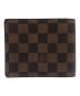 LOUIS VUITTON (ルイ ヴィトン) ダミエ ポルトフォイユ・フロリン ブラウン：20000円