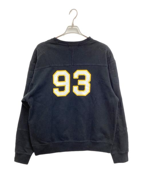 A BATHING APE（ア ベイシング エイプ）A BATHING APE (ア ベイシング エイプ) MILITARY PADDED RELAXED CREWNECK M ブラック サイズ:Lの古着・服飾アイテム