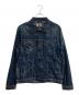 DIESEL（ディーゼル）の古着「DIESEL 加工デニムジャケット」｜インディゴ