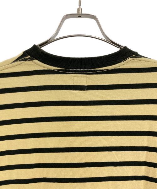 HUMAN MADE（ヒューマンメイド）HUMAN MADE (ヒューマンメイド) HUMAN MADE Striped T-shirt ブラック×ベージュ サイズ:Mの古着・服飾アイテム