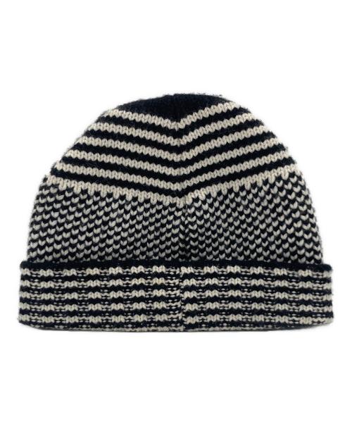 SUPREME（シュプリーム）SUPREME (シュプリーム) SUPREME Wool Jacquard Beanie ホワイト×ブラックの古着・服飾アイテム