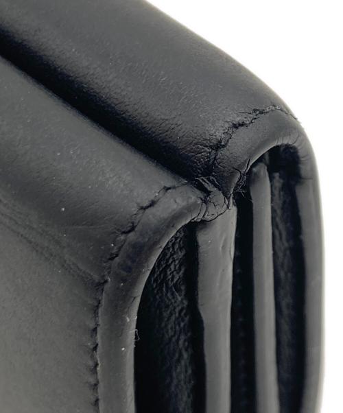 Saint Laurent Paris（サンローランパリ）Saint Laurent Paris (サンローランパリ) SAINT LAURENT 3つ折り財布 ブラックの古着・服飾アイテム