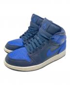NIKEナイキ）の古着「Air Jordan 1 Mid」｜ネイビー×ブルー