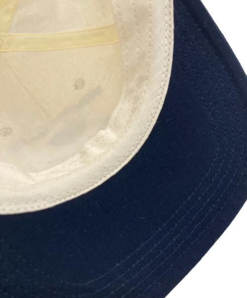 HUMAN MADE（ヒューマンメイド）HUMAN MADE (ヒューマンメイド) DRY ALLS 5 PANEL RIP STOP CAP ネイビー×ベージュの古着・服飾アイテム