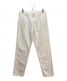 LIVING CONCEPT（リビングコンセプト）の古着「5POCKET DENIM PANTS」｜ホワイト