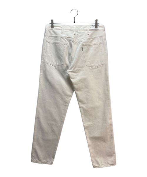 LIVING CONCEPT（リビングコンセプト）LIVING CONCEPT (リビングコンセプト) 5POCKET DENIM PANTS ホワイト サイズ:L 未使用品の古着・服飾アイテム