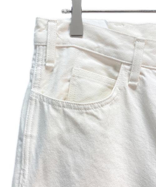 LIVING CONCEPT（リビングコンセプト）LIVING CONCEPT (リビングコンセプト) 5POCKET DENIM PANTS ホワイト サイズ:L 未使用品の古着・服飾アイテム
