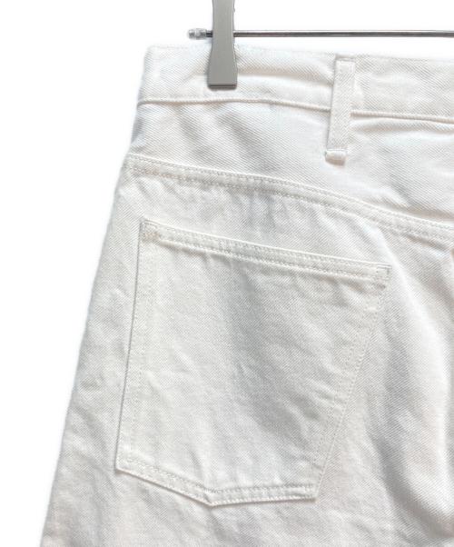 LIVING CONCEPT（リビングコンセプト）LIVING CONCEPT (リビングコンセプト) 5POCKET DENIM PANTS ホワイト サイズ:L 未使用品の古着・服飾アイテム