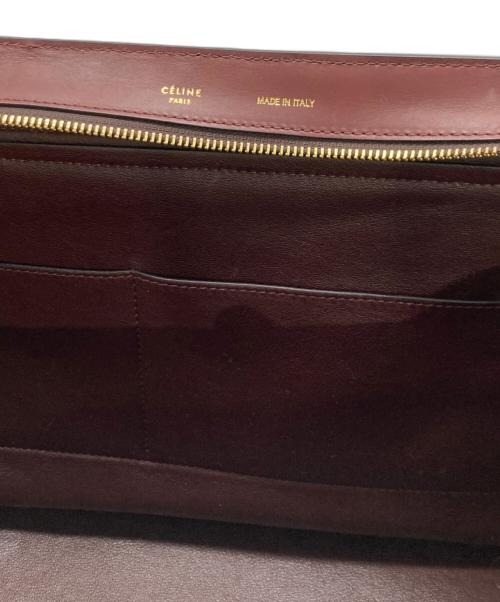 CELINE（セリーヌ）CELINE (セリーヌ) CELINE (セリーヌ) 　トラペーズ ワインレッドの古着・服飾アイテム