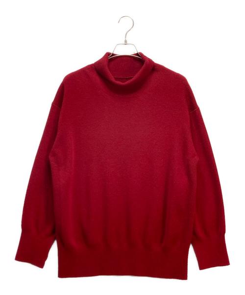 deres（デレス）deres (デレス) deres カシミヤ混ニット レッド サイズ:Fの古着・服飾アイテム