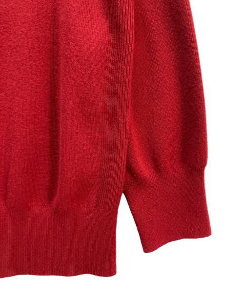 deres（デレス）deres (デレス) deres カシミヤ混ニット レッド サイズ:Fの古着・服飾アイテム
