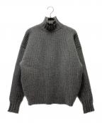 deresデレス）の古着「deres qualia double neck pullover TYPE B」｜グレー